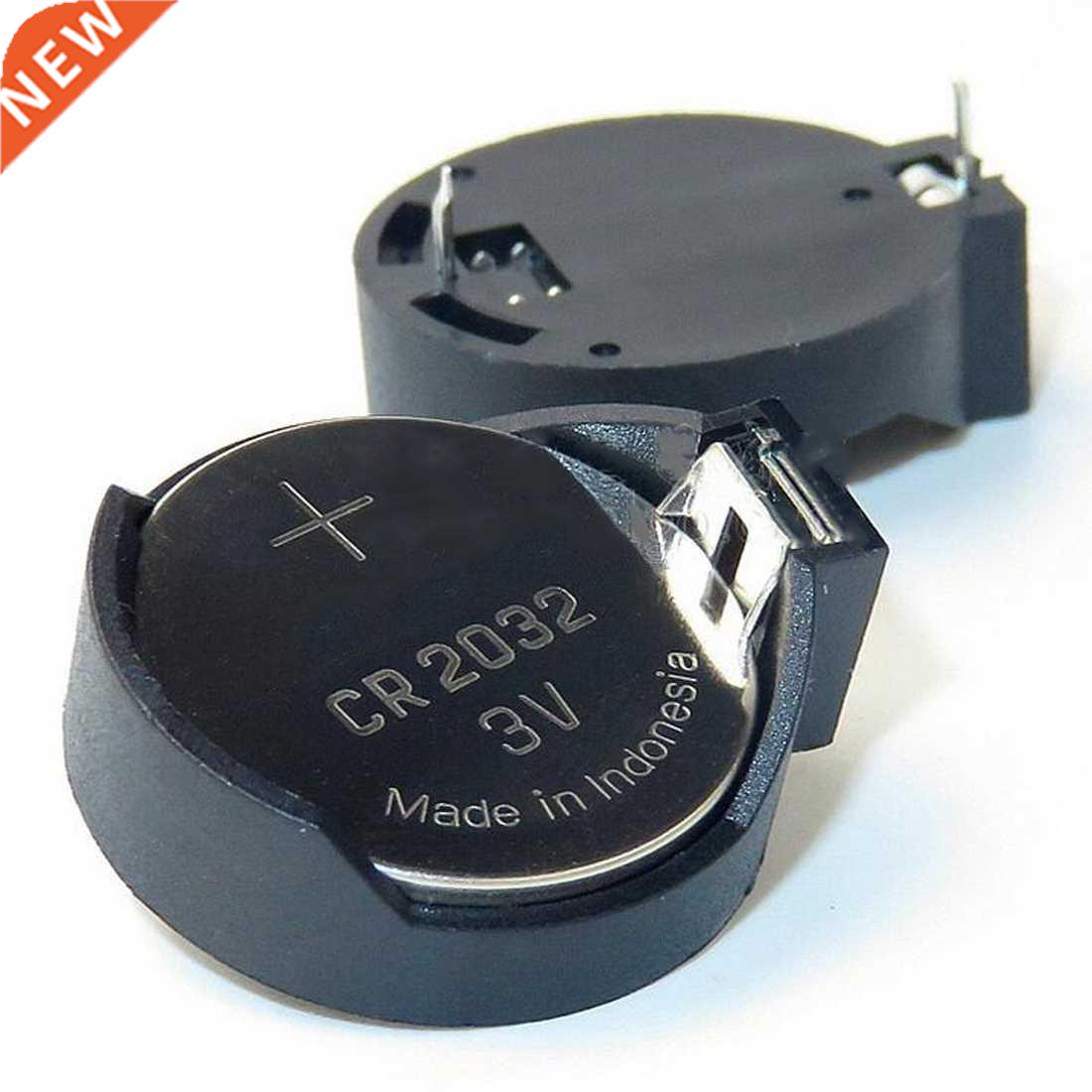 10pcs Batterij Knoopcel Houder Socket Case CR2032 cr2032 ba