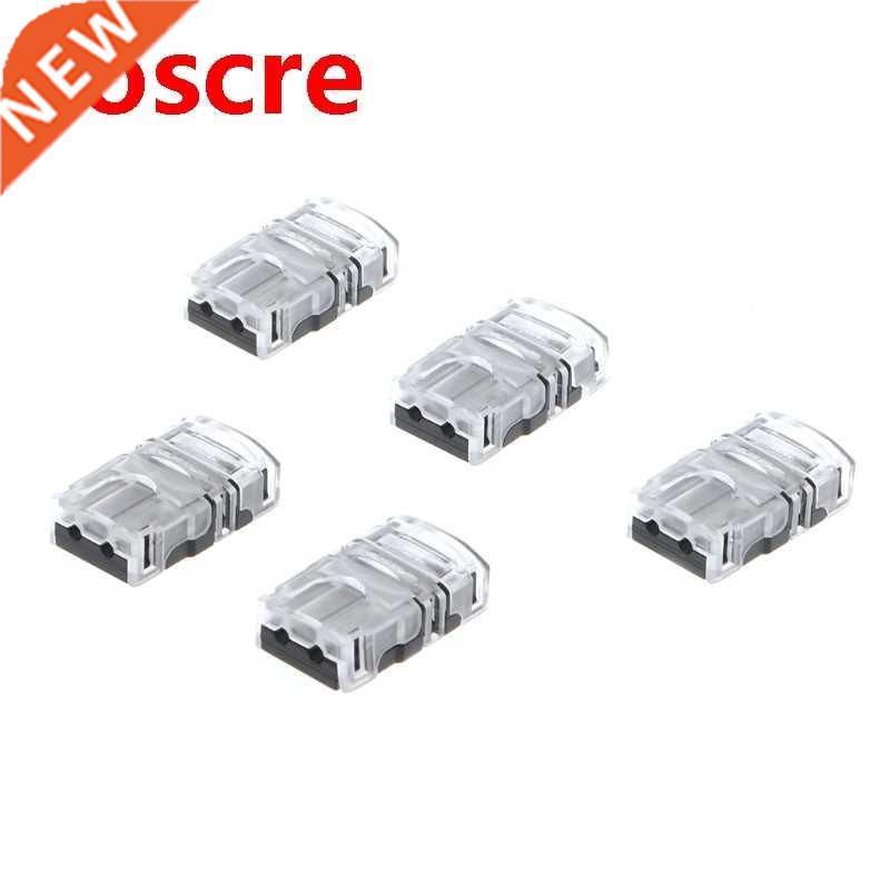 5 Pcs 10mm 5050 LED Strip Connector 2 Pin For Waterproof Sin