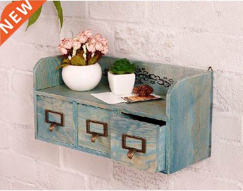 1PC 38.5x15x18.5cm Zakka 3 Drawer Cainet Home Furnishing