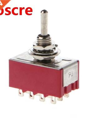 AC 250V/2A 125V/5A 12-Pin On/On 2 Position 4PDT Mini Toggle