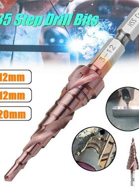 pcs M5 Cobalt Step Drill Bit -12/4-12/4-20mm Step Drill C