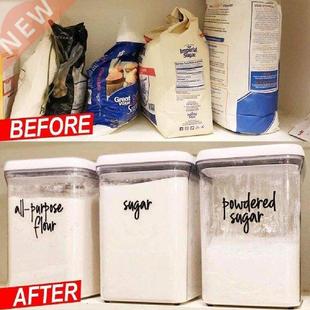 label sticker Kitchen Pantry Labels Printed Transparent