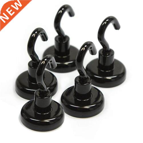 5pcs16mm Steel Black Metal Heavy Magnet Magnetic Hanging Hoo