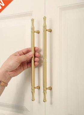 Satin Brass Door Handles and Knobs Antique Drawer Pulls Vint