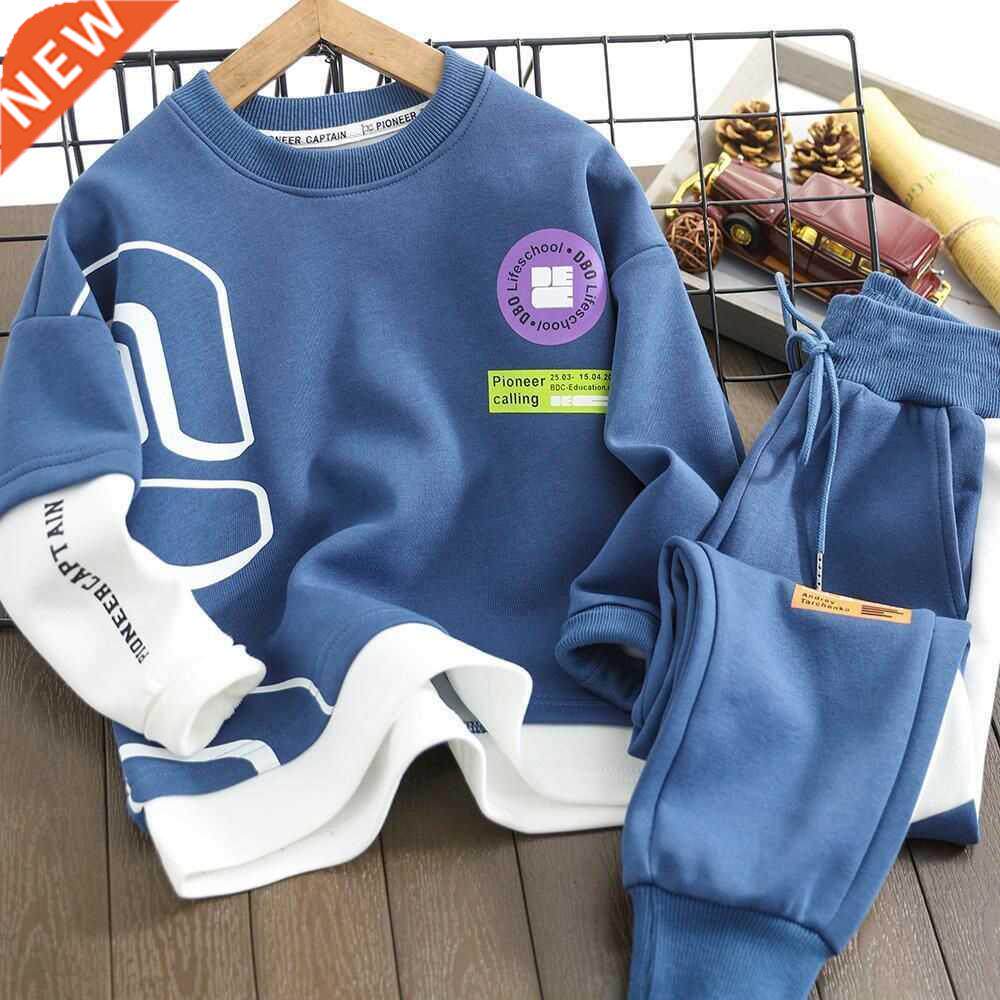 2021 spring fall Children Boy's Clothing Set Teen Outfits K