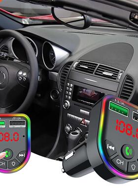 Car Bluetooth 5.0 FM Transmitter Wireless Handsfree Audio Re