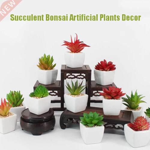 9 Patterns Artificial Plants Succulent Bonsai Cactus Fake Pl
