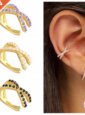925 Sterlng Slver Ear Cuff For Women 1 pcs Charmng Zrco