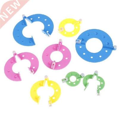 8pcs Pompom Maker Kit Knitting Crafts Different Sizes Plush