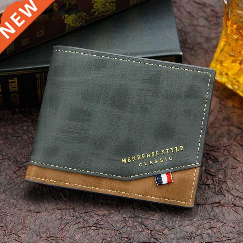 2022 New Men's Wallet With Coin Bag Small Money Purses Busin