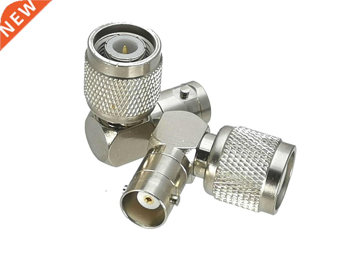 10Pcs TNC Male plug to BNC Female Jack Right angle RF Adapte