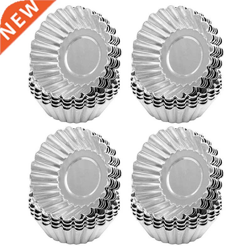 Egg Tart Mold,Pudding Mold,Egg Tart Mould Reusable,for Cupca