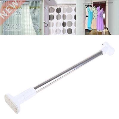 Extendable Telescopic Rods Shower Curtain Poles Clothes Ward