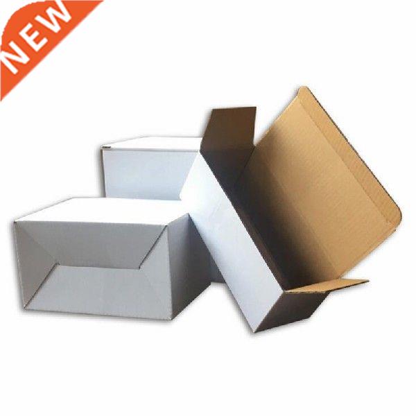 21cm 15pcs White corrugated paper packaging carton boxes