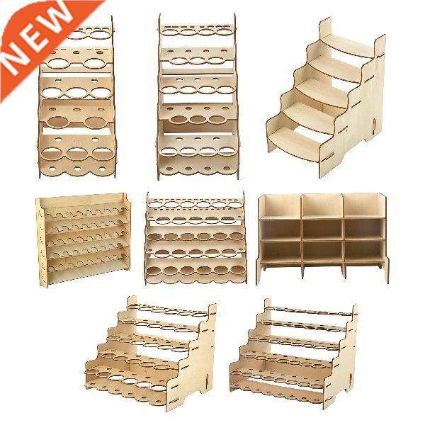 Basics Craft Paint & Brush Organizer Rack, Holds up to