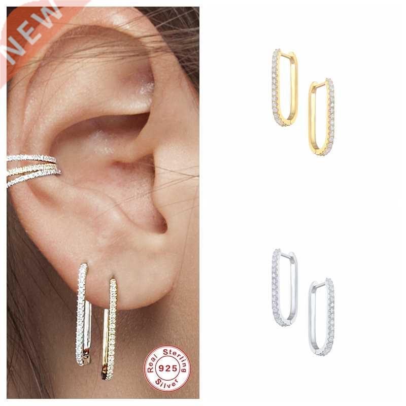 CANNER 100% 925 Sterling Silver Big Circle Hoop Earring Ear