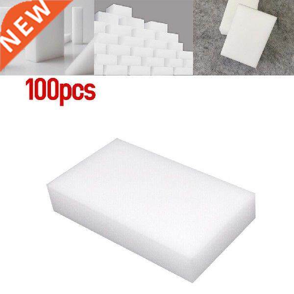 100PCS Sponge Eraser Sponge Melamine Foam Cleaner For