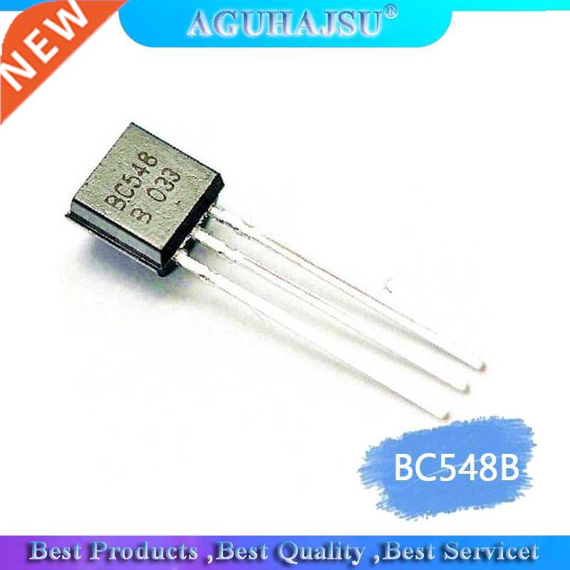 100PCS BC548B TO-92 BC548 TO92 548B new 0.1A/30V NPN low pow
