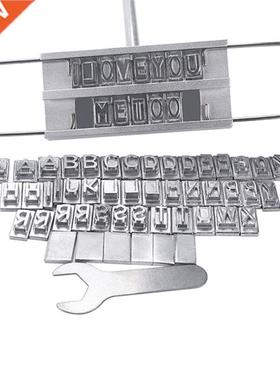 BBQ Meat Branding Iron Changeable 55 Letters Set