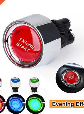 Car Engine Start 50A Push Button Keyless Switch DC 12V/24V R
