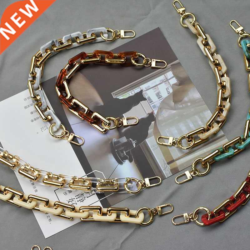 Messenger Handbags Belts High Quality Acrylic chain Color Wo
