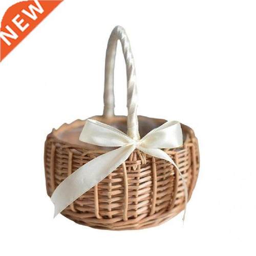 Simple Sundries Basket Durable Easy Carrying 2 Colors