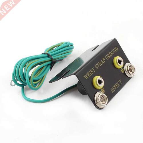 Anti Static Socket Green L Shaped ESD Ring Terminal Cable Gr