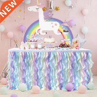 High Quality Table Cloth Rectangle Tulle Tablecloth Table