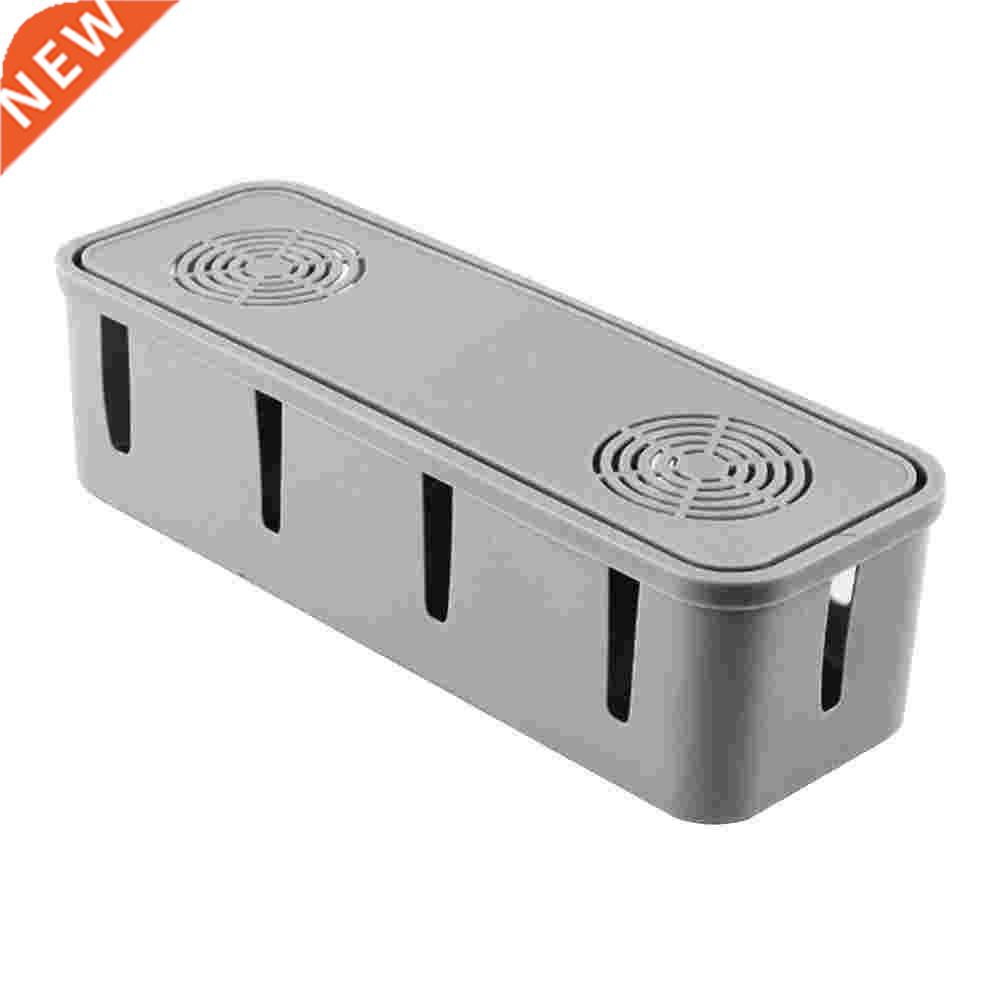 1Pc Indoor Use Socket Holder Cable Organizer Box Plastic