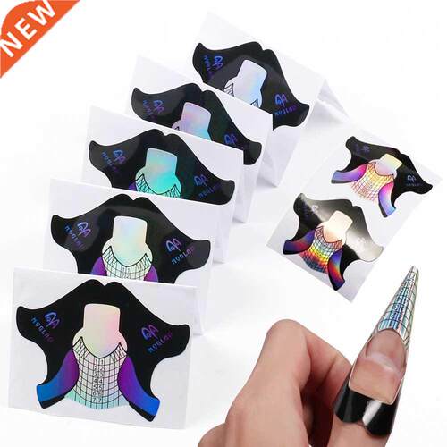 10pcs Nails Gel Extension Sticker Acrylic Tip Gel Nails Sti