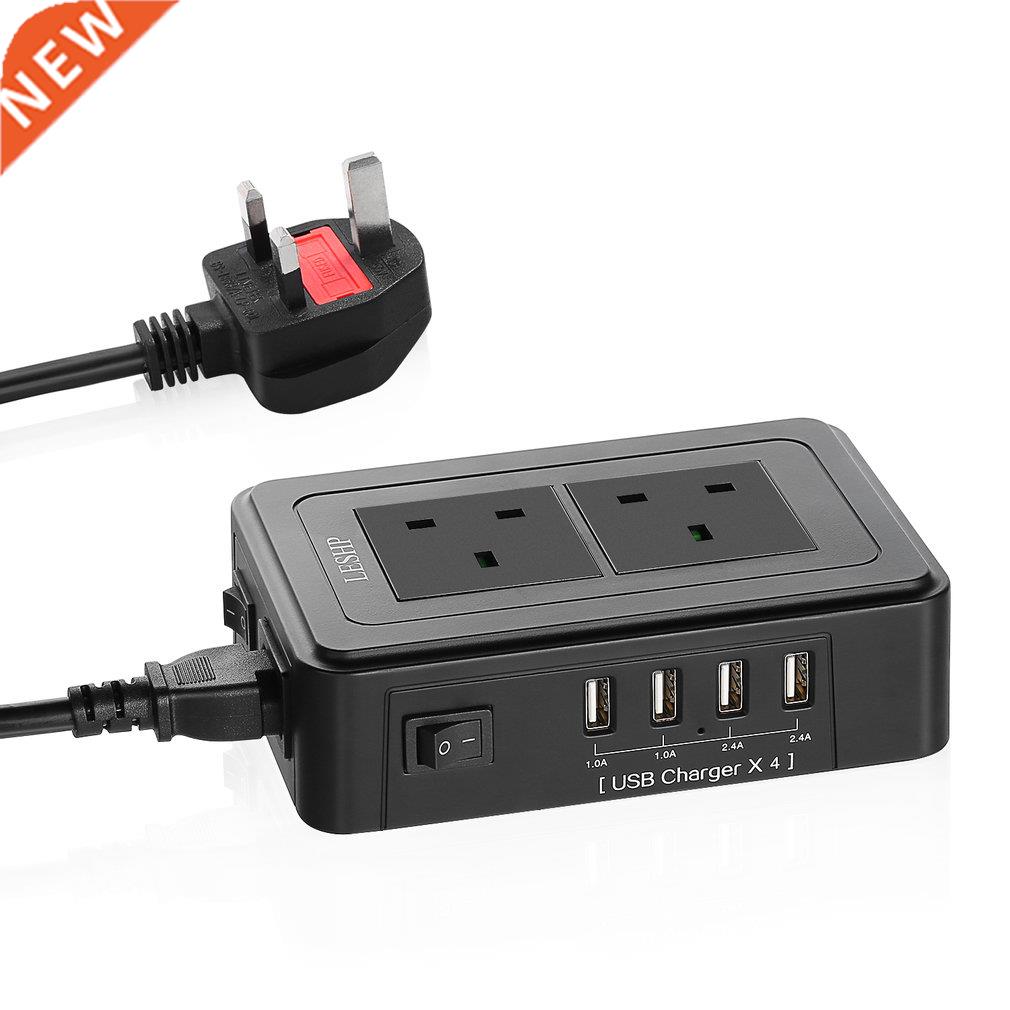 Portale Us Smart Power Charging Socket 4 Us Ports 1-2.4A