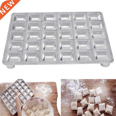 Practical Kitchen 0 Grids Square Aluminum Alloy Dumplings