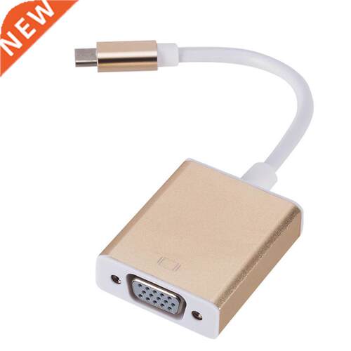 USBC To VGA Adapter USB 3.1 Type C Male To Female VGA Conver