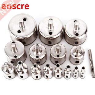 16pcs 6-50mm Diamond Holesaw Set Hole Saw Cutter Diamond Dri