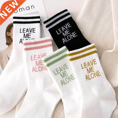 Spring And Ser Alphabet Women's Socks Cartoon Cute Cotton