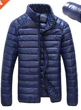 Men Winter Puffy Jacket 2022 New Ultra Light 90% White Duck