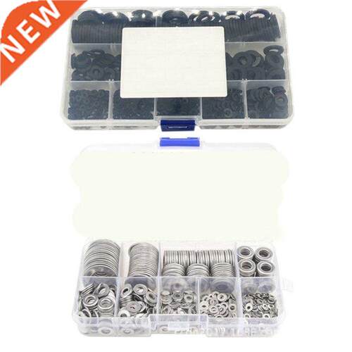 580 Pcs, Stainless Steel Flat Washers Set 9 Sizes & 600P