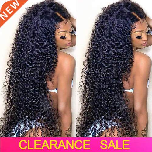 30 Inch Deep Wave Frontal Wig Wet And Wavy Deep Curly Lace F