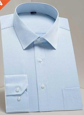 Oversized shirt S~8xl Men's Twill Dress Shirts Long Sleeve r