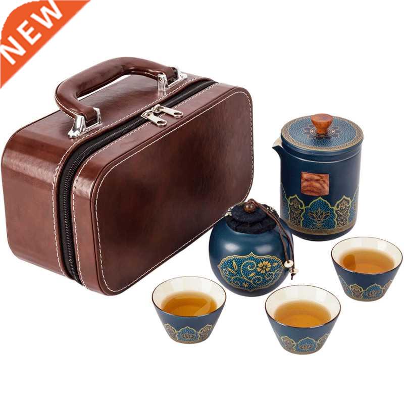 Portable Ceramic Quick Cup One Pot Fills Three Cups Travel