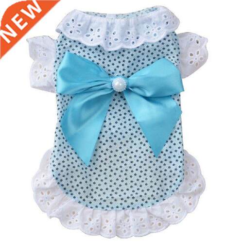 Cute Princess Dog Couple Shirt Thin Dog Skirt Lovely