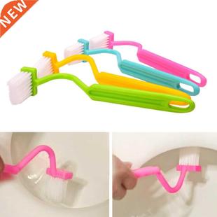 4pcs Bathroom Cleaning Corner Scrubber Household Toilet Brus
