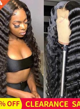 Loose Deep Wve Wig 13x4 Lce Frontl Humn Hir Wigs for Wo