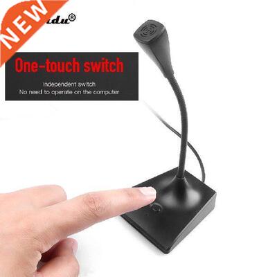 kebidu Mini USB Laptop Microphone Adjustable Studio Speech