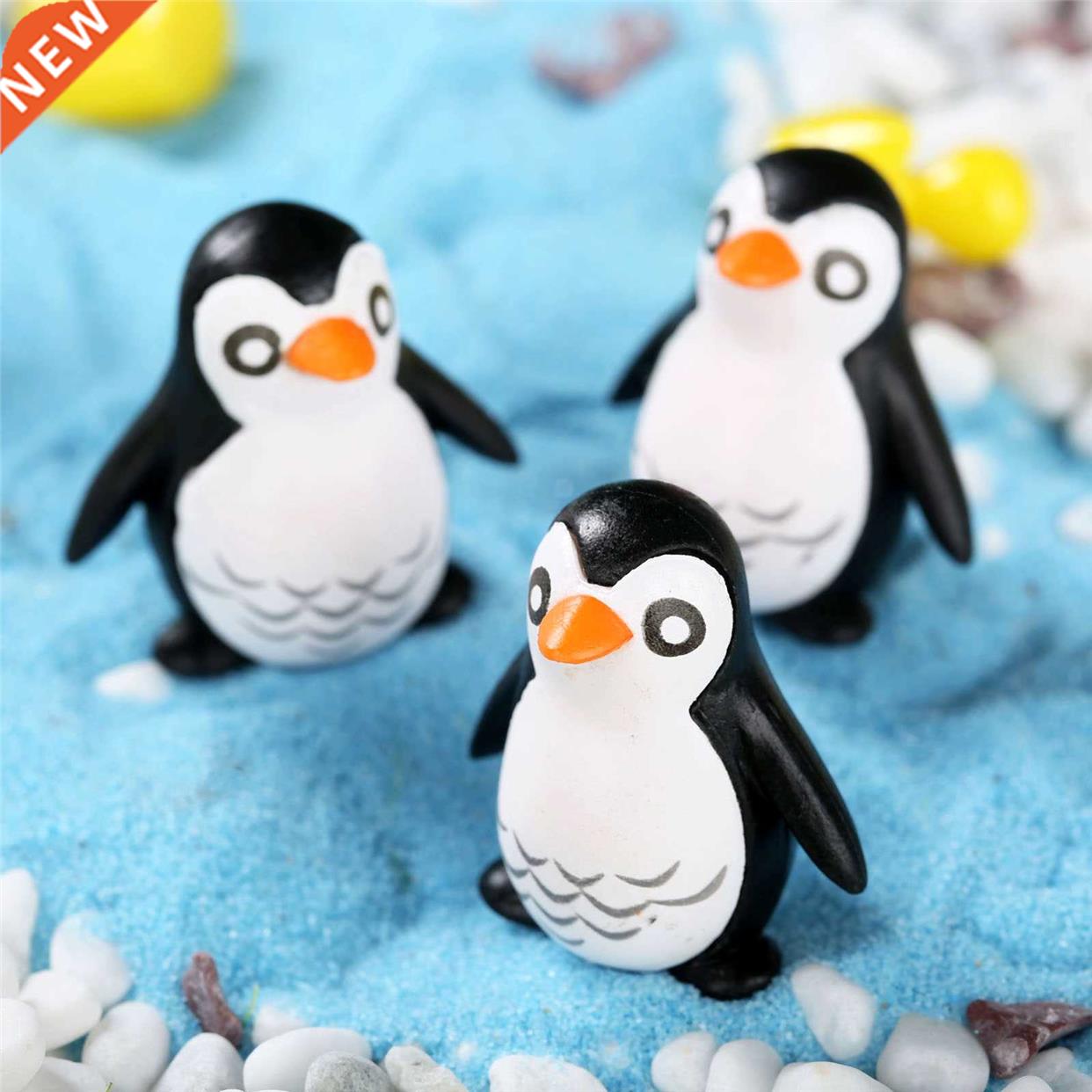 5pcs Mini Big Penguin Miniature Fairy Garden Miniaturas Doll