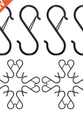 20PCS S Hook For Wardrobe Rod Hanging Plants, Pots & Pans, B