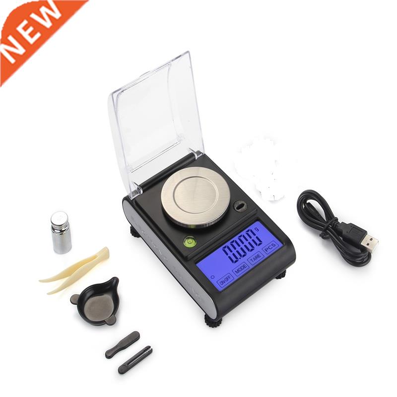 50g 0.001g LCD Touch Digital Milligram Scale Jewelry Gold La