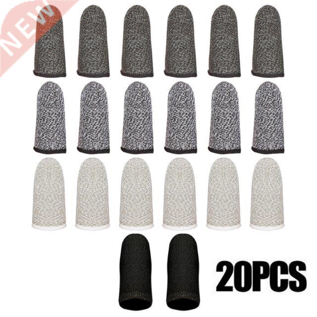 20pcs Phone Game Finger Sleeve Screen Gaming Controller Touc