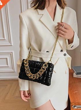 Fashion Evening Bag Gold Chain Purse Party Clutches Lady Han