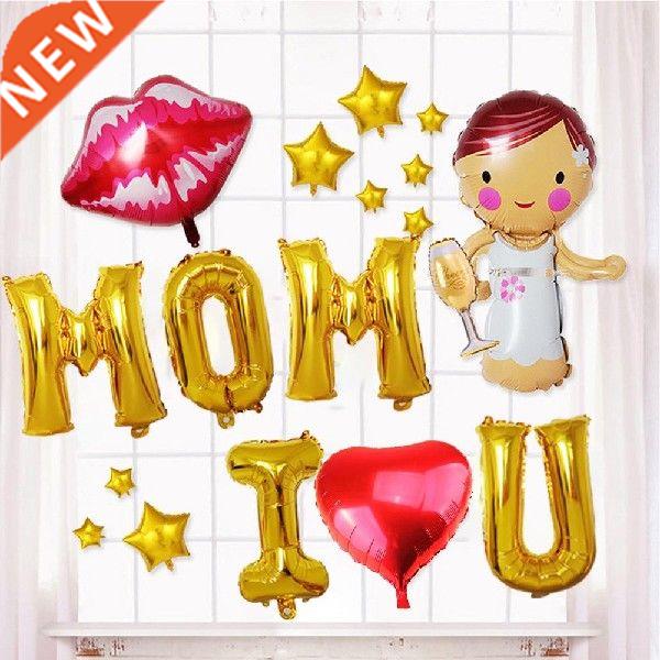 16 Inch Aluminum Film Balloon Set M Day Father Day